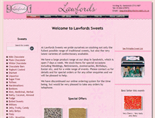 Tablet Screenshot of lawfordssweets.co.uk